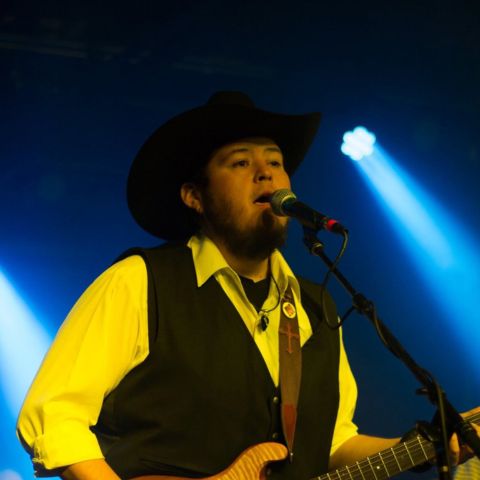 Marcus Morales - On Stage Playing Guitar - Live Music at the Canteen